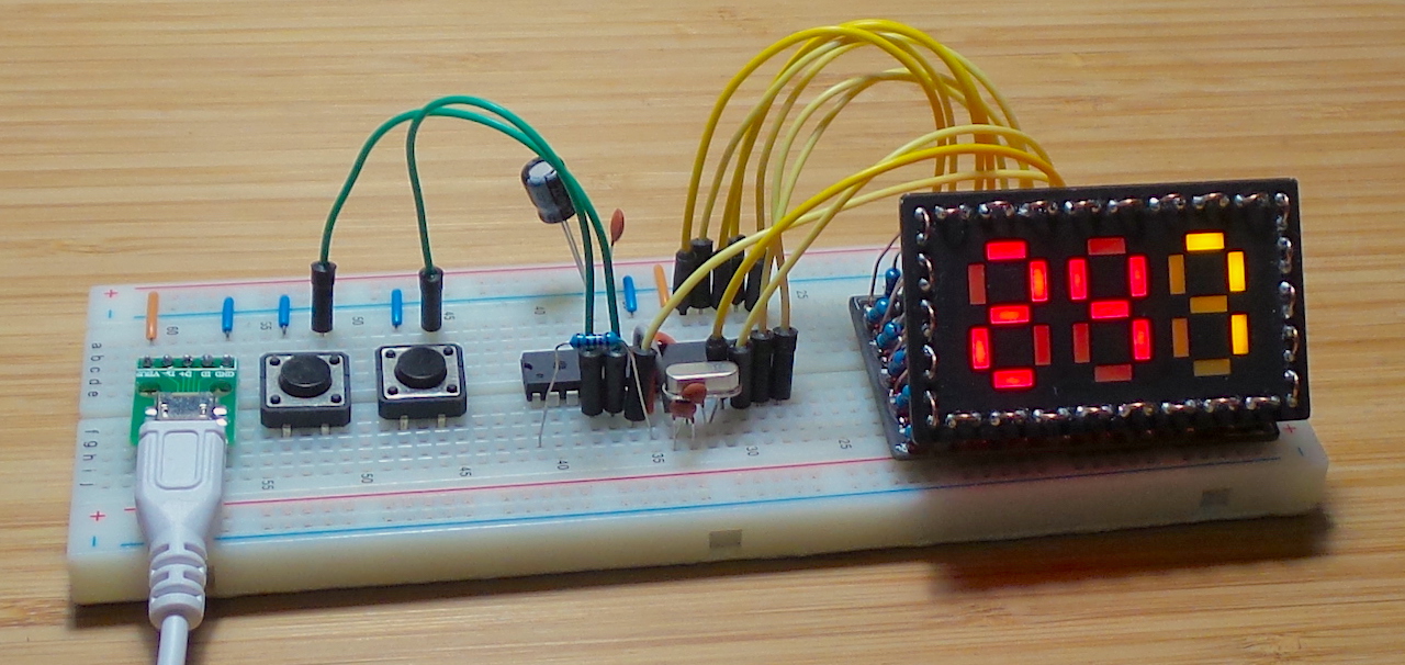 My new Pomodoro Timer - a #BoldportClub 3x7 wire sculpture inspired by the amazing work of @MohitBhoite LEAP#429