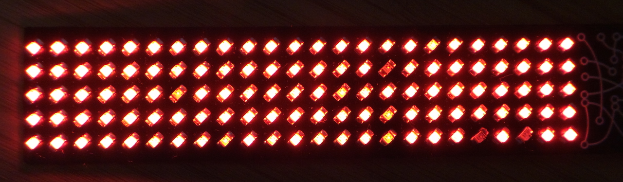 LEAP#300 The #BoldportClub Matrix LED test .. all systems are go!