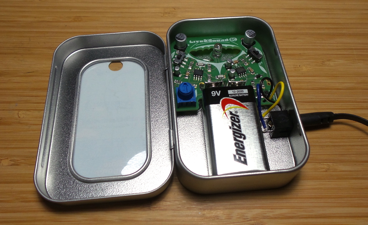 yada yada .. and it comes with it's own ALTOIDS tin! Now that's my kind of project - Lite2Sound by #BoldportClub LEAP#419