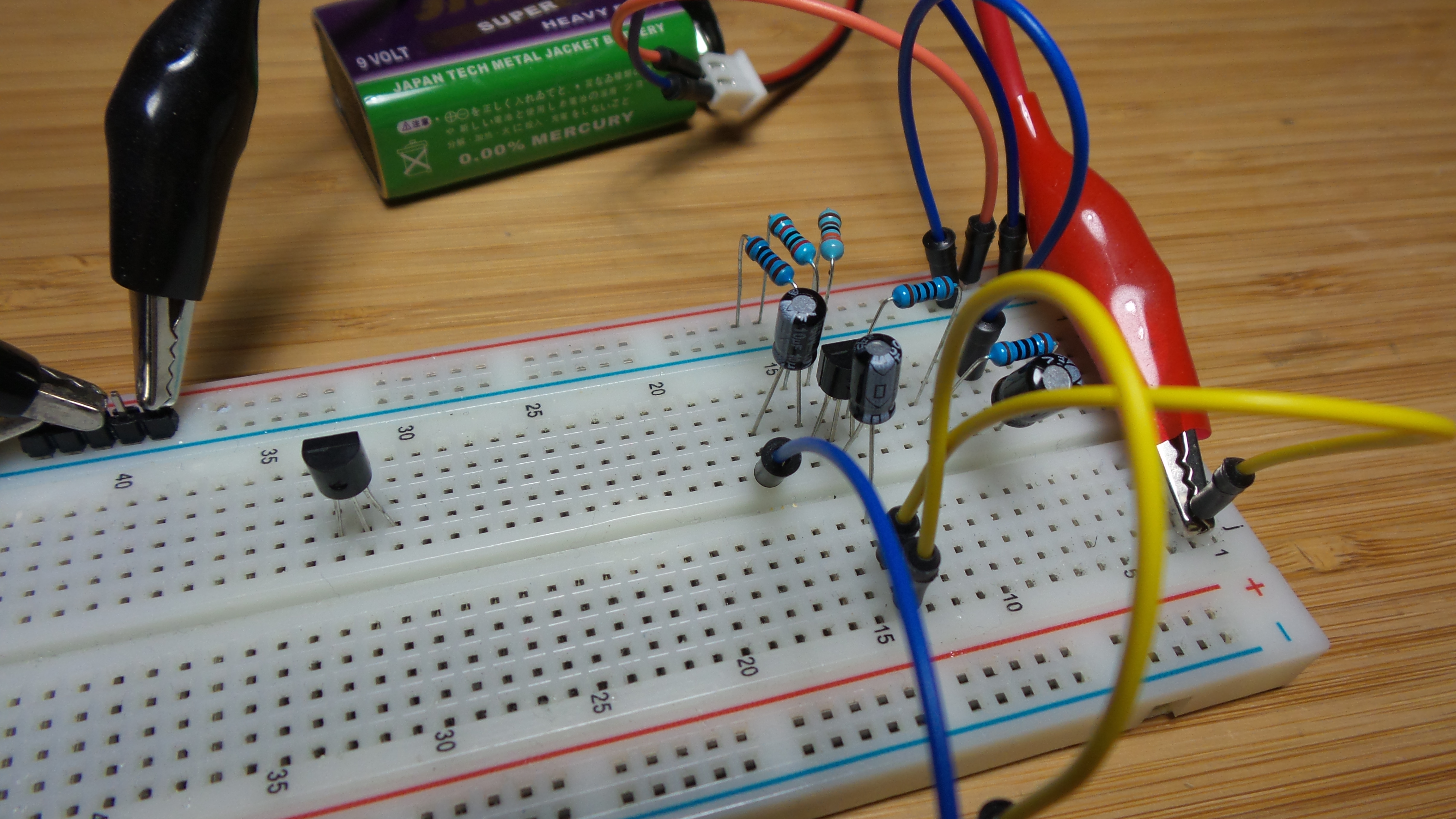 Common Emitter Amplifier On Breadboard Projects