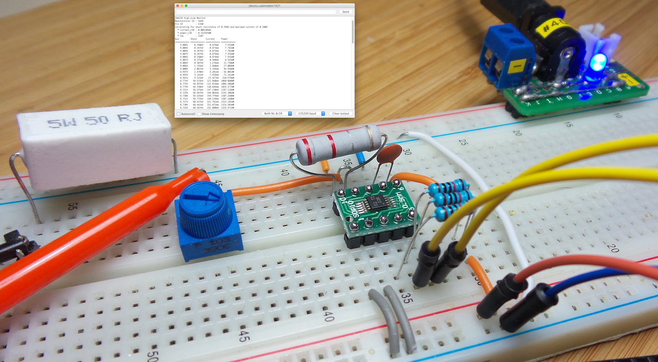 Arduino ina226 схема