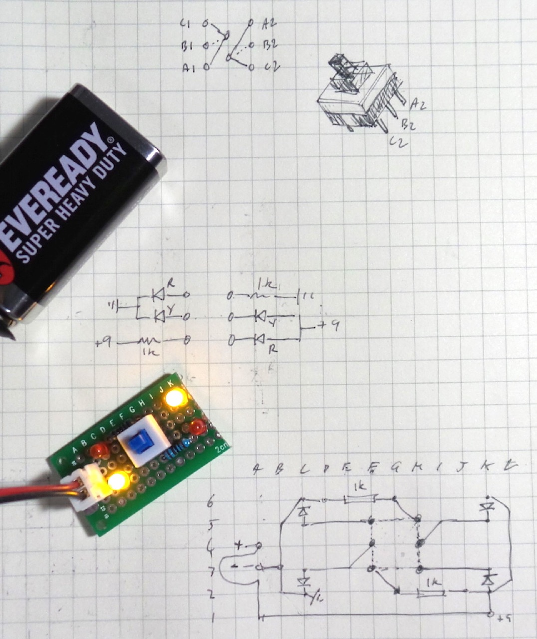 DPDT_protoboard_build