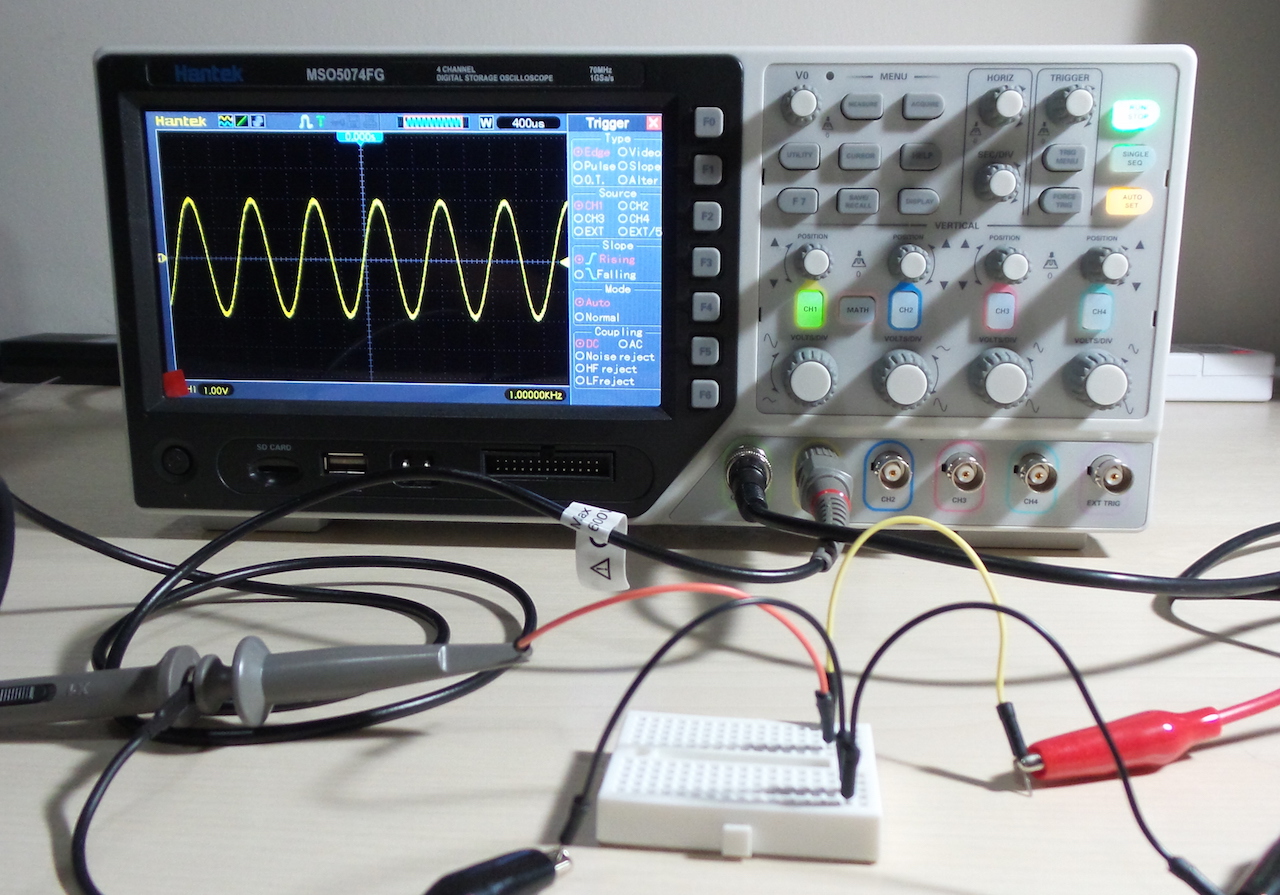 DDS Sine Trace