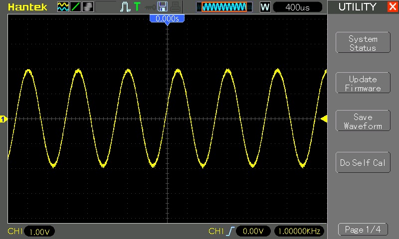 DDS Sine Trace Export