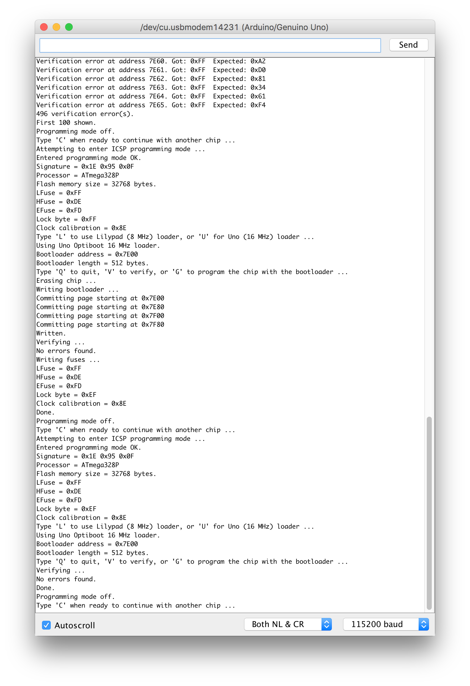 Atmega_Board_Programmer_burn_bootloader