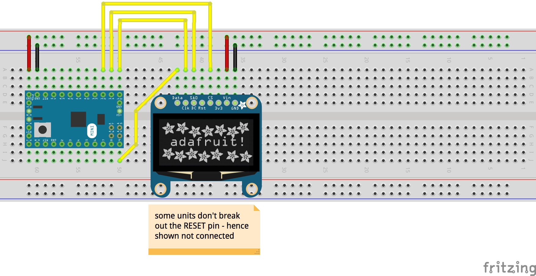 Arduino Library & Examples, Monochrome OLED Breakouts