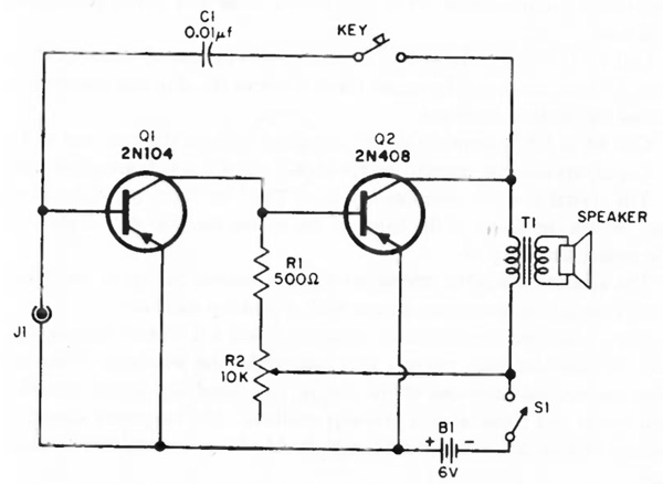 simple-audio-amplifier-circuit-with-two-transistors