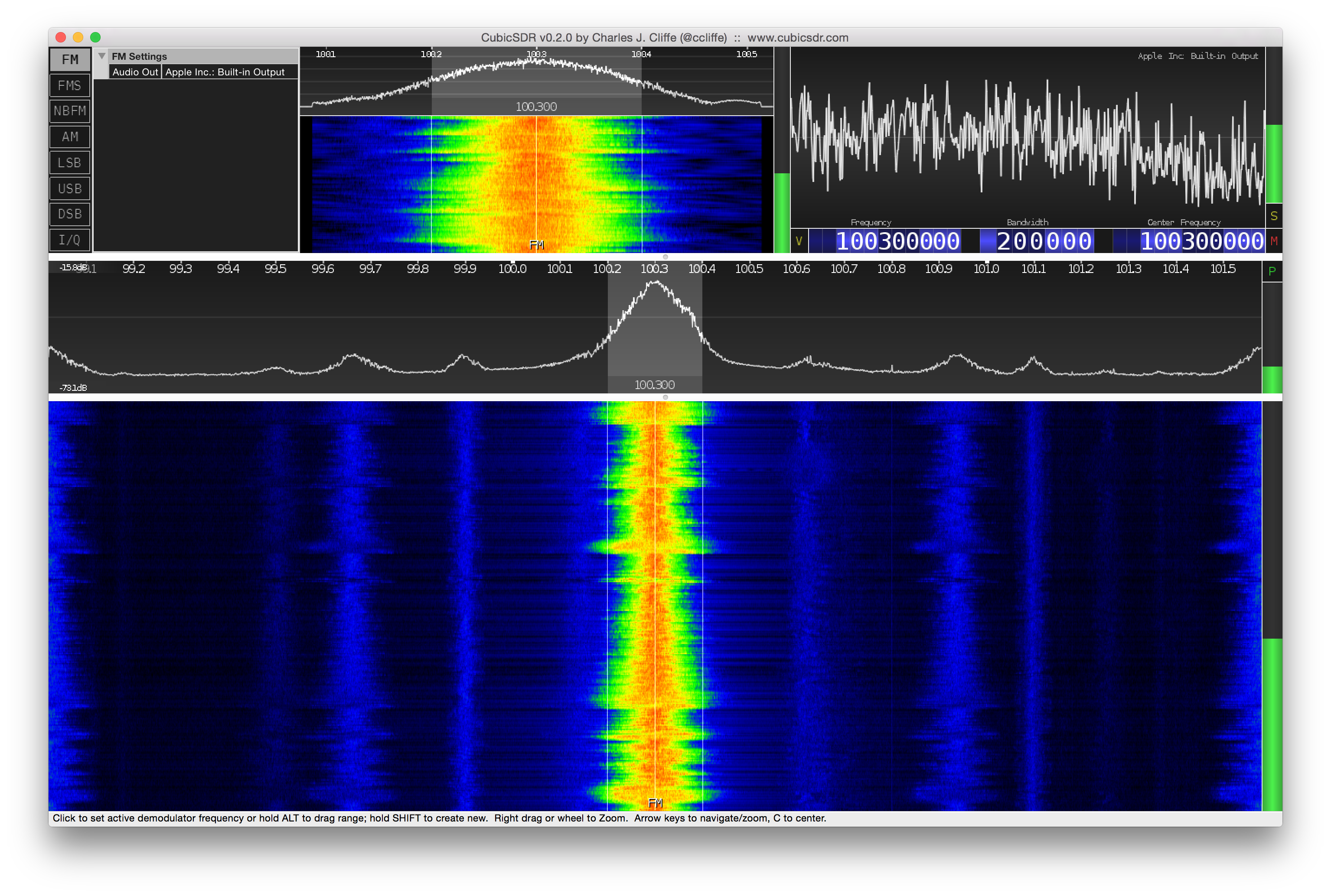 Gqrx SDR – Open source software defined radio by Alexandru Csete OZ9AEC